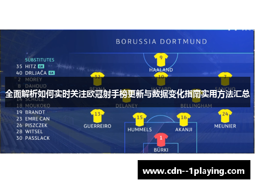 全面解析如何实时关注欧冠射手榜更新与数据变化指南实用方法汇总